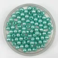 Tiffany blue ABS plastic pearl beads for DIY jewelry making and craft accessories. - Lake Blue
