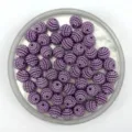 Perles de baies violettes perles d'espacement acryliques pour accessoires de bijoux DIY - Violet