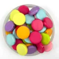 20mm bunte acryl flache runde perlen fuer diy handgemachte armbänder schmuckherstellung. - 20mm / Volltonfarbe Gemischte Farben