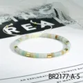 Bohemien Kralen Armband Kleurrijk Handgemaakt Geweven Verstelbaar Trekkoord Stapelbare Armband - Veelkleurig (BR2177-A-5)