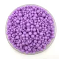 4-6mm purple acrylic plastic round beads for DIY handmade bracelets jewelry making crafts supplies - 6mm / Light Purple