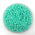 4-6mm acrylic plastic round beads straight hole macaron solid color diy bracelet jewelry making - 4mm / Light Green