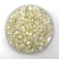 6mm plastic heart shaped pearl beads for DIY handmade bracelets necklaces crafts details - Pearly White