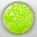 Fluorescent yellow plastic beads, 3-prong bone shape loose beads for DIY jewelry making. - 11*4mm / Fluorescent Green