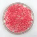 6mm acrylic imitation crystal wheel beads transparent pink DIY handmade curtain bead pack - Pink