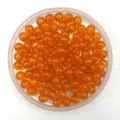 Oranje transparante plastic ronde kralen acryl losse kralen voor DIY sieraden maken. - 6mm / Transparant Oranje