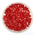 Red bicone crystal beads, acrylic faceted abacus beads for DIY handmade jewelry curtain decor. - 6mm / Red