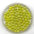 Acrylic AB color round beads transparent crystal DIY handmade jewelry accessories loose beads - 8mm / Yellow