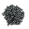 Black acrylic heart beads bulk for DIY handmade bracelets jewelry making accessories craft supplies. - 4*7mm / Black and White