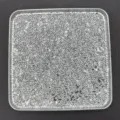 Clear transparent plastic micro beads detail shot, tiny round balls for DIY crafts part. - 2.0mm / Clear White