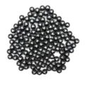 Black heart acrylic beads for DIY handmade bracelets and necklaces, wholesale craft supplies - 4*7mm / Black Dial Silver Numerals