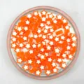 Acrylic colorful pentagram oil drop beads for stunning DIY handmade jewelry accessories - Orange Red
