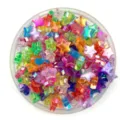 Kleurrijke plastic sterren kralen bulk voor DIY sieraden maken ambachten en armbaden. - Meerkleurig