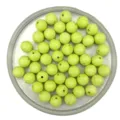 8mm acrylic speckled washed beads DIY round bayberry ball charms for jewelry phone chains - 8mm / Grass Green