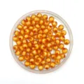 Acrylic transparent faceted earth beads mixed color round beads DIY jewelry making craft - 8mm / Orange Red