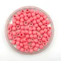 6x8mm pink plastic pony beads for hair braiding and DIY jewelry making crafts supplies. - 6*8mm / Pink