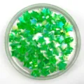 10mm groene ster acryl kralen met AB kleurcoating, ideaal voor DIY sieraden maken en knutselprojecten. - Groen