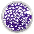 Acrylic two-tone butterfly beads for DIY jewelry making, phone chains and craft accessories. - 10mm / Purple