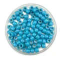 Blue Plastic Barrel Beads 6x8mm Large Hole Dreadlock Beads DIY Jewelry Craft Details View - 6*8mm / Sky Blue