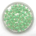 Acrylic star beads candy color transparent DIY kids jewelry making accessories craft supplies - 16mm / Light Green