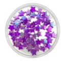 10mm AB kleur ster acryl kralen kleurrijk DIY sieraden accessoires groothandel voorraad - Paars