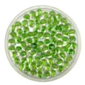 Green acrylic transparent core-filled round beads for DIY handmade bracelet necklace accessories. - 8mm / Grass Green