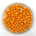 Orange faceted acrylic beads detail, DIY jewelry making accessories, shiny round loose beads. - 6mm / Orange Red