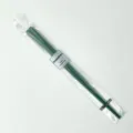 Bacchette giapponesi in lega riutilizzabili antiscivolo lavabili in lavastoviglie 1 paio. - Verde malachite