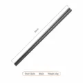 Black PPS alloy chopsticks, 24cm short version, anti-slip high temperature resistant. - Black