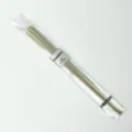 Bacchette in lega stile giapponese domestico alta temperatura resistente antiscivolo 1 paio 24cm - Bianco avorio