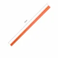 Orange short alloy chopsticks 24cm lightweight household reusable tableware item variant - Orange Red