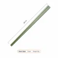 Green alloy chopsticks for home use, traditional style non-slip reusable tableware 24cm - Light Green