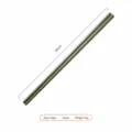 Green alloy chopsticks short style household lightweight luxury anti-slip 24cm table use - Dark Green