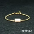 Natural crystal beaded bracelet, retro niche adjustable design for women and girls. - Pink Opal Style (BR2159-E)