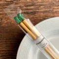 Cactus Chopsticks Alloy Household Anti-slip High Temperature Resistant Reusable Tableware - Creamy Yellow-Green