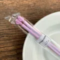 Purple cactus alloy chopsticks 22cm non-slip reusable kitchen tableware single pair. - Grape Purple