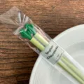 Cactus chopsticks 22cm antibacterial alloy chopsticks cute green tableware 1 pair set - Fruit Green
