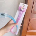 Kids gradient hair extension clip colorful princess wig piece cute unicorn hair accessories - Purple
