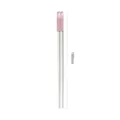 Bacchette in lega moderne per uso domestico antiscivolo stoviglie rosa 190mm set - 19cm / Bianco Rosa