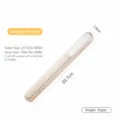 Boite a Baguettes ABS Portable Variante Jaune Creme, Etui de Rangement Compact Transparent - 21cm Beige