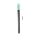 Bacchette in lega per uso domestico antiscivolo elegante verde cucina stoviglie nuove - 19cm / Blu nero