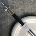 Juego de palillos de aleación con diseño de cuentas lindo, utensilios de cocina reutilizables. - 23cm / Negro Marrón