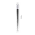 Bacchette domestiche in lega moderna con design trasparente superiore, antiscivolo, 190 mm - 19cm / Nero viola