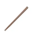 Bacchette in lega marrone in stile giapponese, eleganti bacchette riutilizzabili. - Colore loto