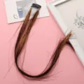 Extensions de cheveux tinsel colorées brillantes métalliques laser clip style mode - Style Clip BB (BB-Cheveux d'Ange Dorés) / Bronze Antique