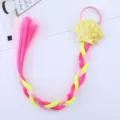 Bambini colorato estensione capelli treccia elastico conchiglia stella marina festa accessorio - N.3