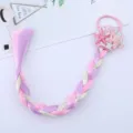 Filles perruque tressée colorée attache cheveux coquillage étoile de mer accessoires - Taille 8