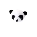 Cute plush giant panda hair clip headband, soft animal hair accessory for daily wear. - Panda Head (Without Accessories)