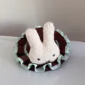 Brown Miffy rabbit plush mini top hat Lolita headpiece cute sweet hair accessory for women - Small Rabbit Style (EA1833) / 10cm