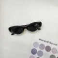 Kids gradient cat-eye sunglasses vintage polarized sun glasses stylish UV protection eyewear. - Gradient Black